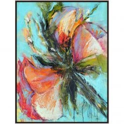 L ART "HAPPY" CANVAS ART