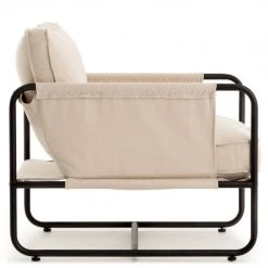 FOUR HANDS HARBOR NATURAL CANVAS ARM CHAIR + ACCENT STOOL 19 FOUR HANDS HARBOR NATURAL CANVAS ARM CHAIR + ACCENT STOOL