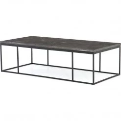 FOUR HANDS HARLOW BLUESTONE TOP COFFEE TABLE