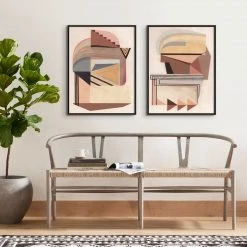 L ART Wall Art "HARMONIOUS PROPORTION I" CANVAS ART