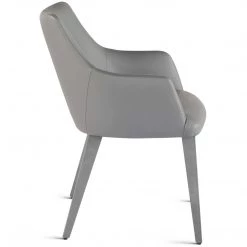 NUEVO HARVEY LEATHERETTE DINING ARM CHAIR 14 NUEVO HARVEY LEATHERETTE DINING ARM CHAIR