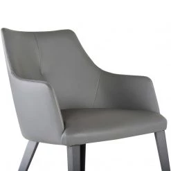 NUEVO HARVEY LEATHERETTE DINING ARM CHAIR 15 NUEVO HARVEY LEATHERETTE DINING ARM CHAIR