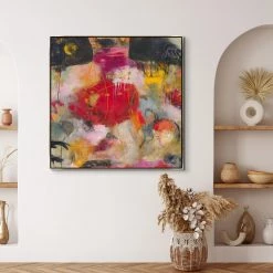 L ART "HEART OF GOLD" CANVAS ART Wall Art