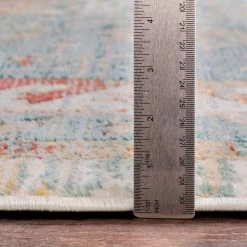 SURYA HADEYA RUG: AQUA