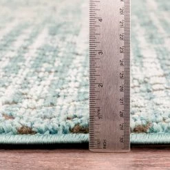 SURYA KAHLI RUG: AQUA