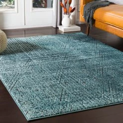 SURYA KAHLI RUG: AQUA