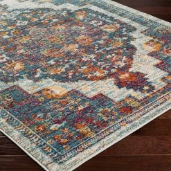 SURYA HADREA RUG: AQUA, BERRY MULTI 4 SURYA HADREA RUG: AQUA, BERRY MULTI