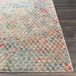 SURYA FALLYN RUG: AQUA MULTI 11 SURYA FALLYN RUG: AQUA MULTI