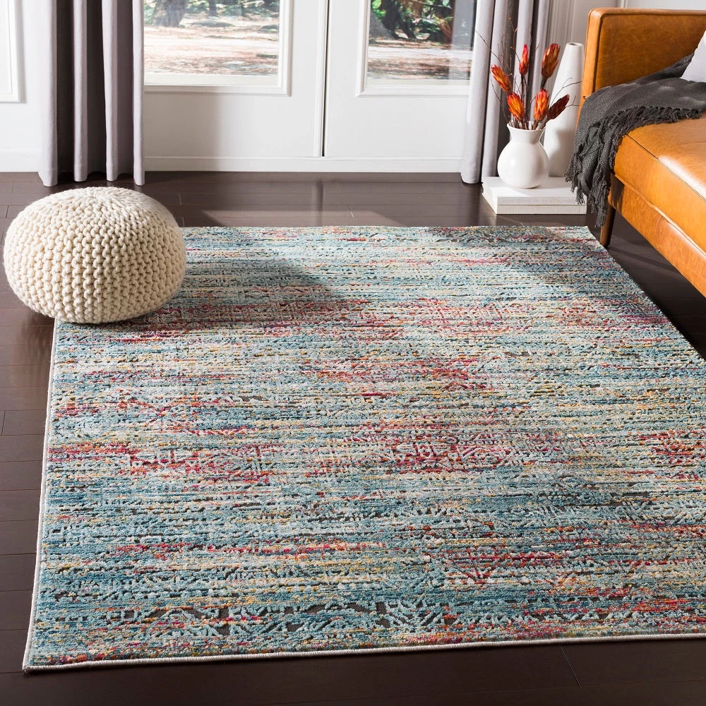 SURYA GADHI RUG: TURQUOISE, BERRY 5 SURYA GADHI RUG: TURQUOISE, BERRY