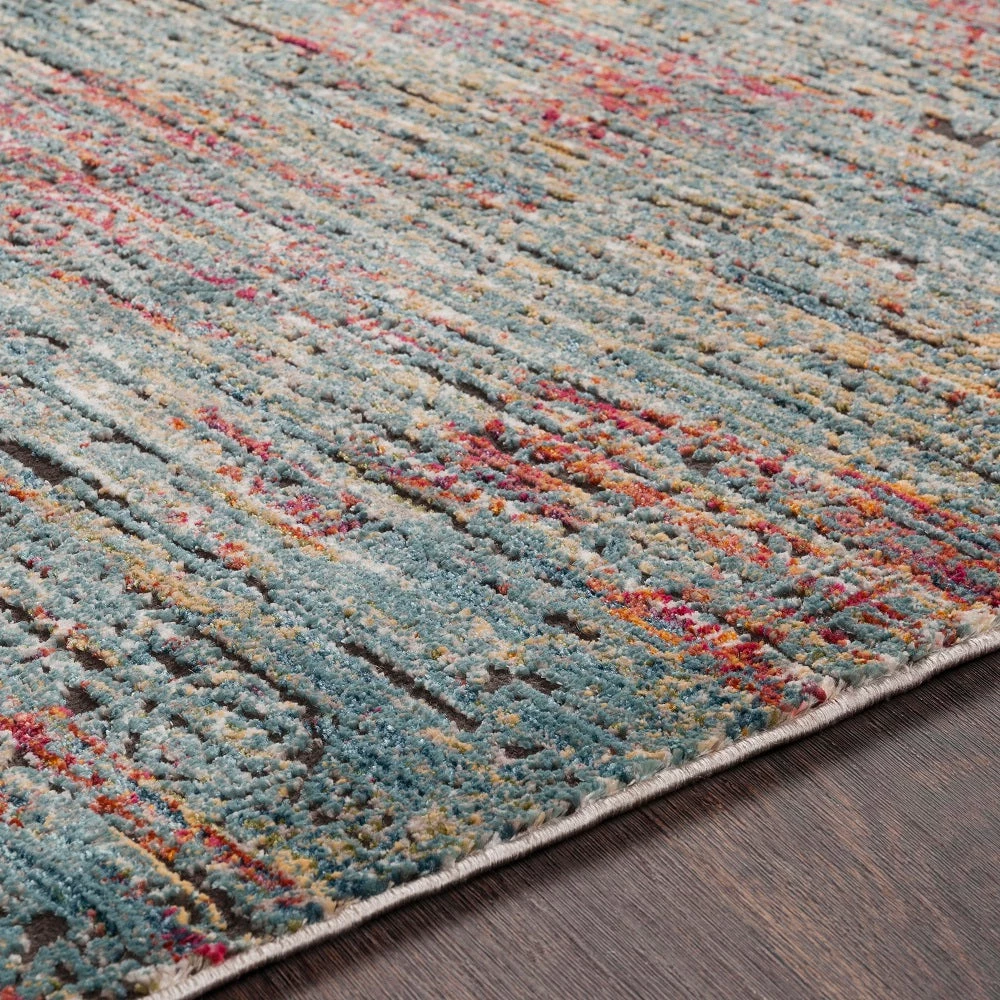 SURYA GADHI RUG: TURQUOISE, BERRY 7 SURYA GADHI RUG: TURQUOISE, BERRY