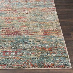 SURYA GADHI RUG: AQUA, SUNRISE