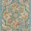 SURYA HAAKEN RUG: AQUA