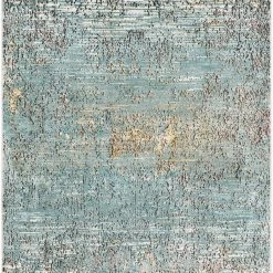SURYA GREGOS RUG: AQUA