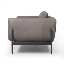 FOUR HANDS Furniture HERITAGE LEATHER SADDLEBAG SOFA: GRAPHITE 11 FOUR HANDS Furniture HERITAGE LEATHER SADDLEBAG SOFA: GRAPHITE