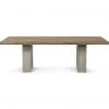 VIG Furniture HERITAGE OAK + CONCRETE DINING TABLE