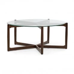 MOES HETTA COFFEE TABLE: WALNUT