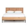 MOES HOLSTED NATURAL OAK PLATFORM BED Bedroom