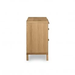 FOUR HANDS HONEY OAK + CANE DRESSER