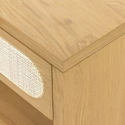 FOUR HANDS Furniture HONEY OAK + CANE END TABLE / NIGHTSTAND 15 FOUR HANDS Furniture HONEY OAK + CANE END TABLE / NIGHTSTAND