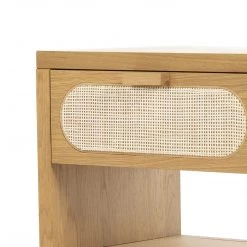FOUR HANDS Furniture HONEY OAK + CANE END TABLE / NIGHTSTAND 17 FOUR HANDS Furniture HONEY OAK + CANE END TABLE / NIGHTSTAND