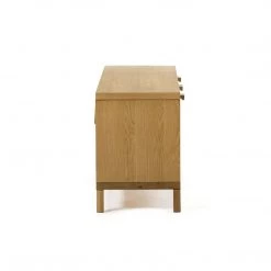 FOUR HANDS Furniture HONEY OAK + CANE MEDIA CONSOLE