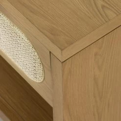 FOUR HANDS Furniture HONEY OAK + CANE MEDIA CONSOLE