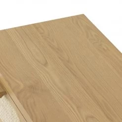 FOUR HANDS Furniture HONEY OAK + CANE MEDIA CONSOLE