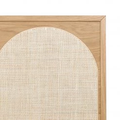 FOUR HANDS HONEY OAK + CANE PANEL BED Furniture 17 FOUR HANDS HONEY OAK + CANE PANEL BED Furniture