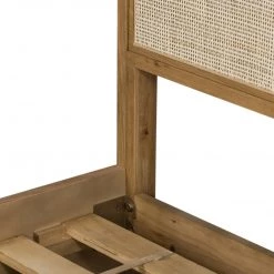 FOUR HANDS HONEY OAK + CANE PANEL BED Furniture 20 FOUR HANDS HONEY OAK + CANE PANEL BED Furniture