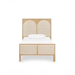 FOUR HANDS HONEY OAK + CANE PANEL BED Furniture 23 FOUR HANDS HONEY OAK + CANE PANEL BED Furniture