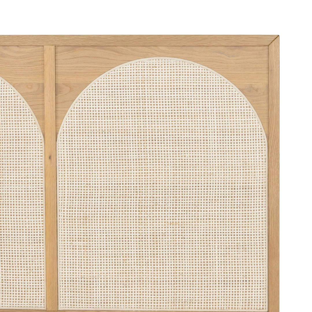 FOUR HANDS HONEY OAK + CANE PANEL BED Furniture 12 FOUR HANDS HONEY OAK + CANE PANEL BED Furniture