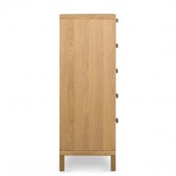 FOUR HANDS Furniture HONEY OAK + CANE TALL CHEST