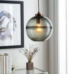SURYA HOPPER GLASS ORB PENDANT Lighting