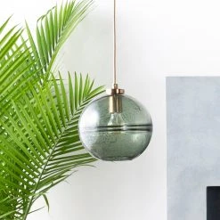 SURYA HOPPER GLASS ORB PENDANT Lighting