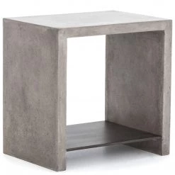 FOUR HANDS Furniture HUGO CONCRETE END TABLE