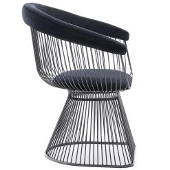 VIG ICON DINING CHAIR: BLACK VELVET