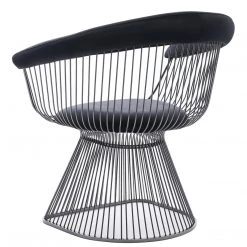VIG ICON DINING CHAIR: BLACK VELVET