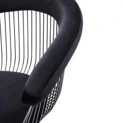 VIG ICON DINING CHAIR: BLACK VELVET