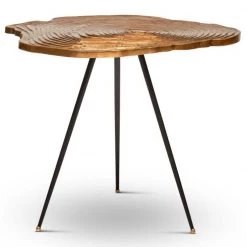 URBIA EASTON BRASS FREE FORM END TABLE