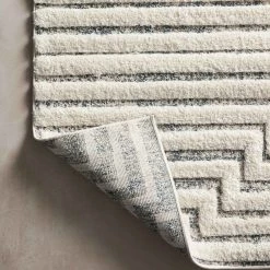 LOLOI IKAR RUG: WHITE + DENIM