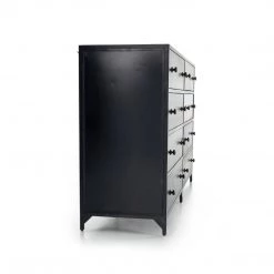 FOUR HANDS Furniture INDUSTRIAL BLACK METAL DRESSER 14 FOUR HANDS Furniture INDUSTRIAL BLACK METAL DRESSER