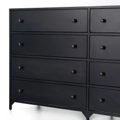 FOUR HANDS Furniture INDUSTRIAL BLACK METAL DRESSER 18 FOUR HANDS Furniture INDUSTRIAL BLACK METAL DRESSER