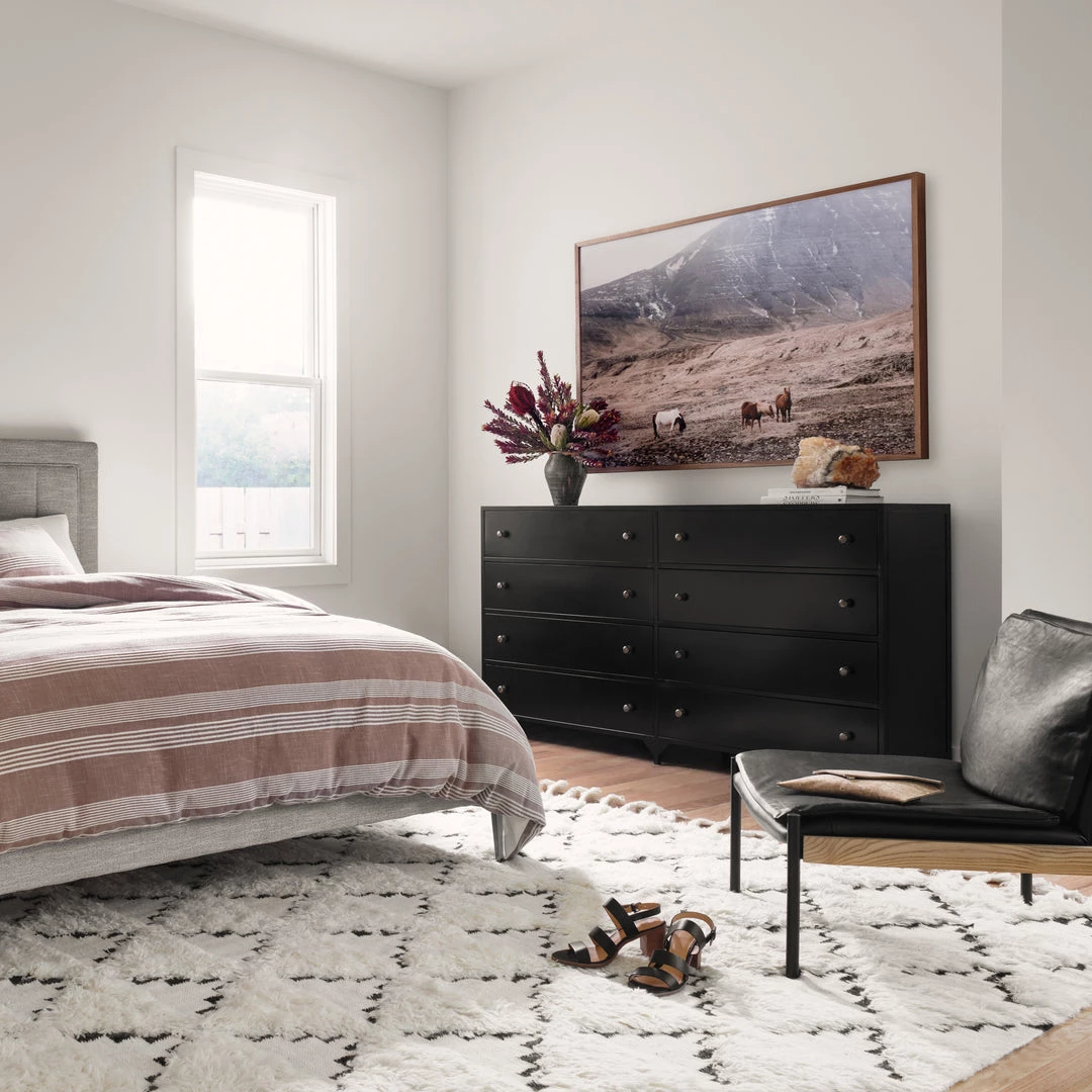 FOUR HANDS Furniture INDUSTRIAL BLACK METAL DRESSER 2 FOUR HANDS Furniture INDUSTRIAL BLACK METAL DRESSER