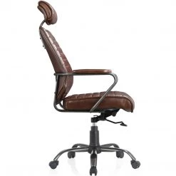 MOES INDUSTRIAL EXECUTIVE CHAIR: ANTIQUE BROWN