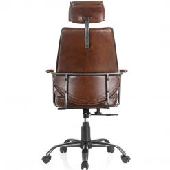 MOES INDUSTRIAL EXECUTIVE CHAIR: ANTIQUE BROWN