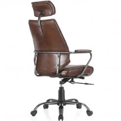 MOES INDUSTRIAL EXECUTIVE CHAIR: ANTIQUE BROWN