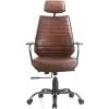 MOES INDUSTRIAL EXECUTIVE CHAIR: ANTIQUE BROWN