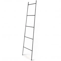 MOES INDUSTRIAL IRON LEANING LADDER RACK