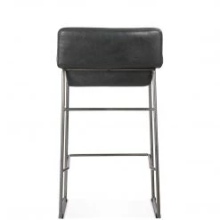 MOES Furniture INDUSTRIAL SADDLE STOOLS: BLACK LEATHER | SET OF 2 10 MOES Furniture INDUSTRIAL SADDLE STOOLS: BLACK LEATHER | SET OF 2