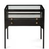 FOUR HANDS INDUSTRIAL SHADOW BOX END TABLE: BLACK Living Room